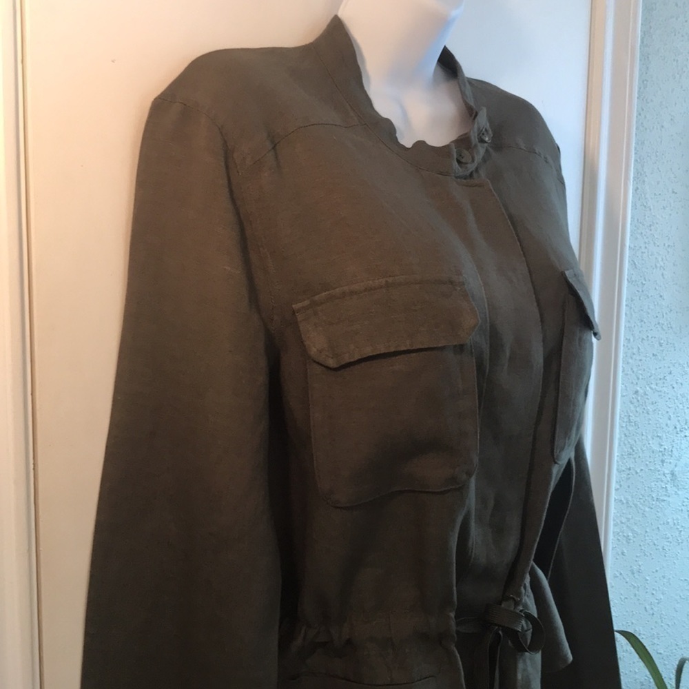 Women’s Linen Lightweight Jacket - Picture 3 of 14